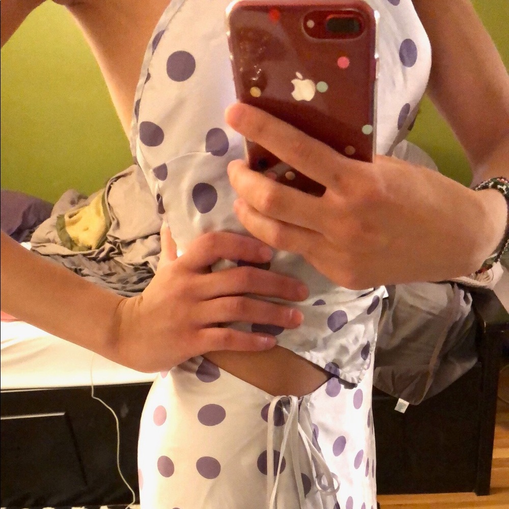 Victoria’s Secret silk halter tank top/skirt/dress